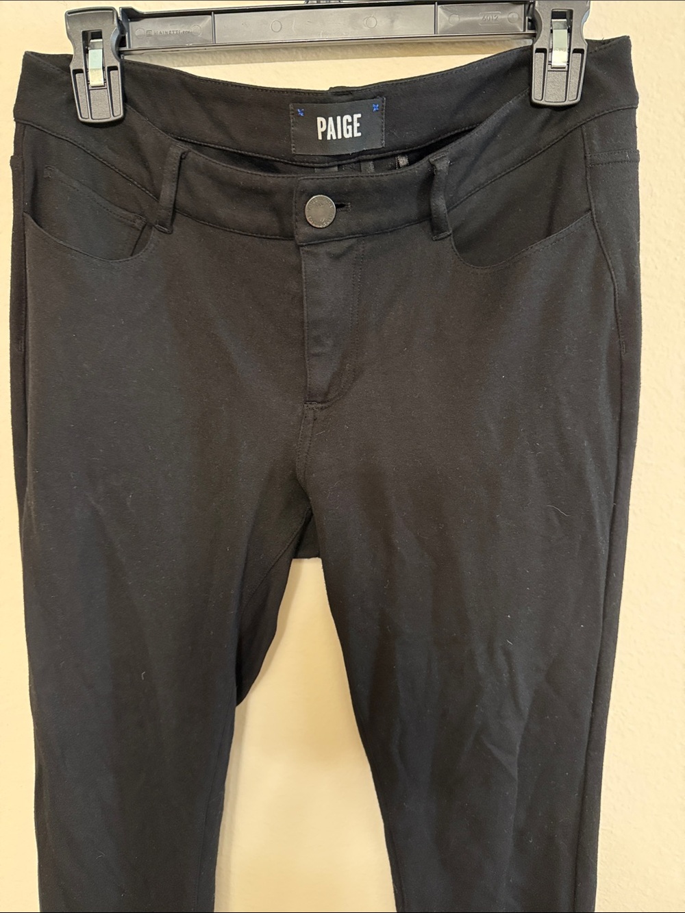 PAIGE Black Slim Ponte Jeggings